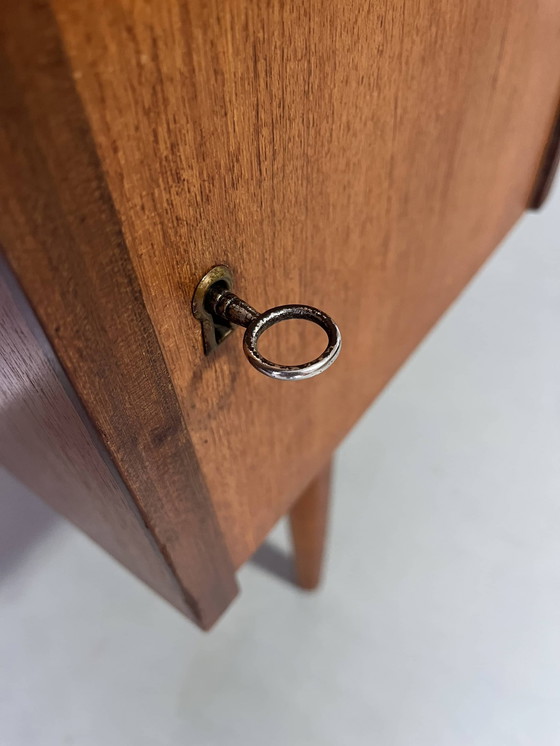 Image 1 of Vintage Deens teak bureau