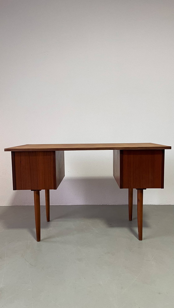 Image 1 of Vintage Deens teak bureau