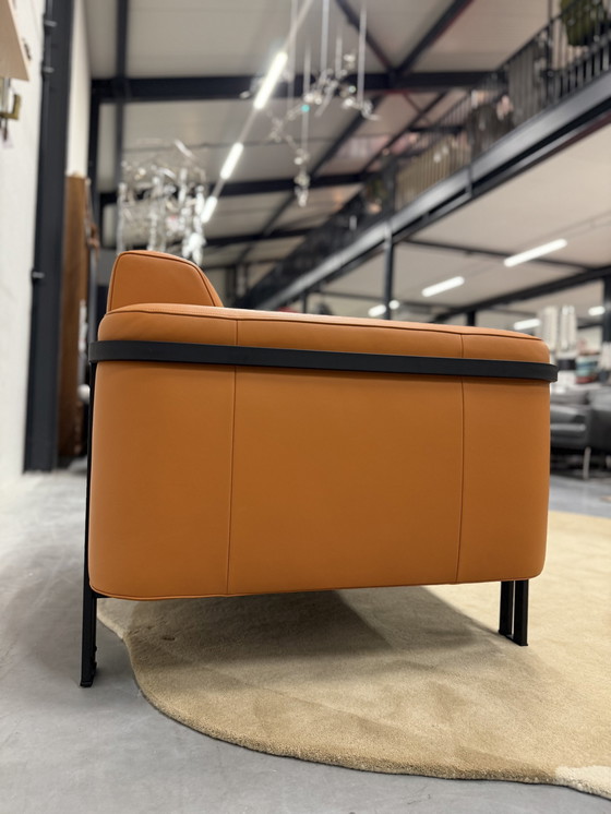 Image 1 of Harvink Flink 1.5-Zits Bank Luxe Leder Plus Cedar