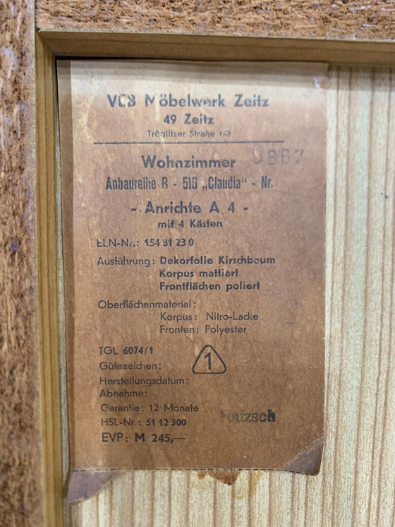 Image 1 of Mid Century ladekast buffetkast vintage