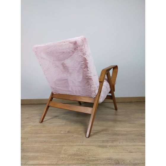 Image 1 of Paar vintage beukenhouten fauteuils van Frantisek Jirak voor Tatra Nabytok, 1960