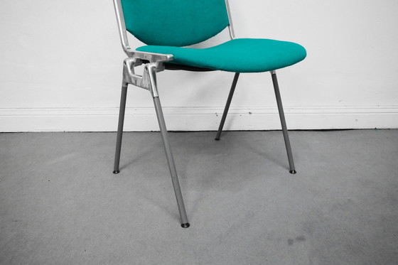 Image 1 of 1/20 DSC Castelli Turquoise Ruimtetijdperk Giancarlo Piretti Stoel Stoelen