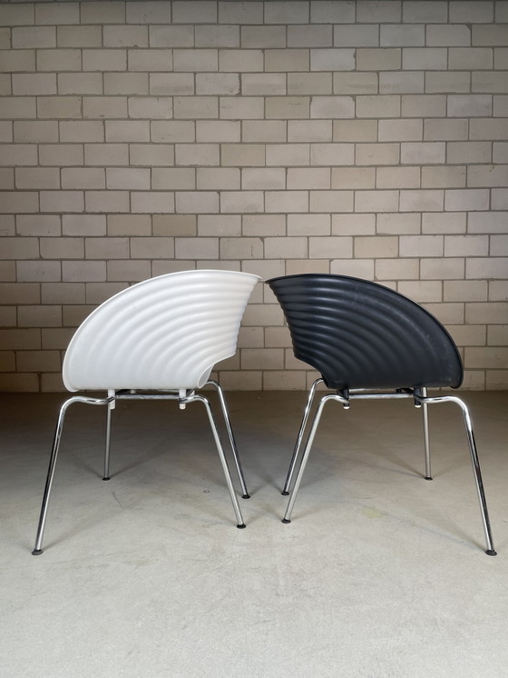 Image 1 of 4x Vitra Tom Vac chair zwart