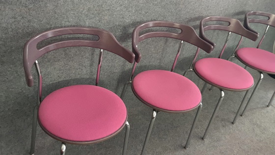 Image 1 of Kusch & Co Set Stoelen Tafel Eetkamerstoel Keukenstoel Mid Century Modern Design 60s Vintage Retro 60S