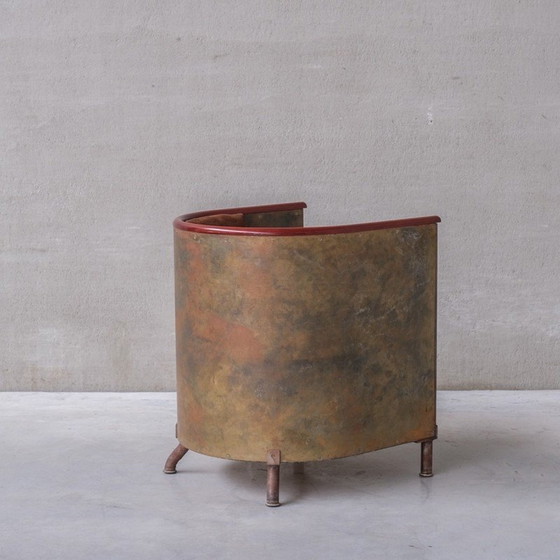 Image 1 of Vintage Jarn-Mocca fauteuil van Mats Theselius voor Kallemo, Zweden 1994