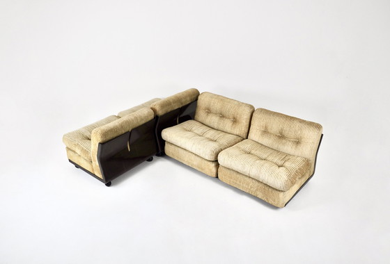 Image 1 of "Amanta" lounge stoelen door Mario Bellini voor B&B Italia, 1970S, set van 4