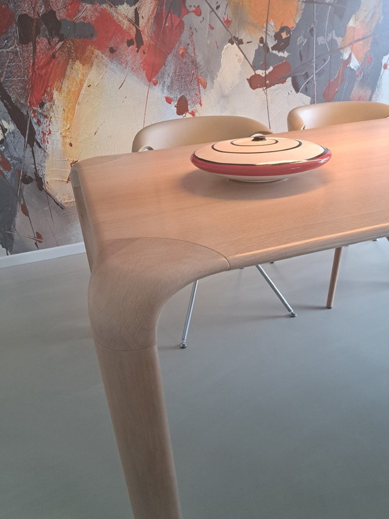 Image 1 of 6x Up Chair Kunststof  X09 Zand Eetkamer Stoelen En Eventueel Leolux Tafel