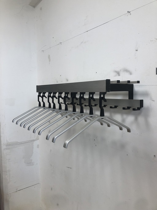 Moderne Wandkapstok 10 Hangers