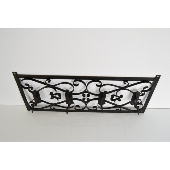 Image 1 of Vintage metalen muurhanger, Tsjecho-Slowakije 1960