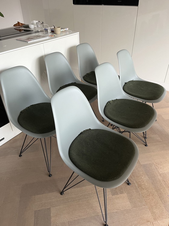 Image 1 of 6X Vitra Dsr Stoelen