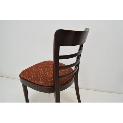 Set van 4 mid century eetkamerstoelen van Ton, Tsjecho-Slowakije 1950
