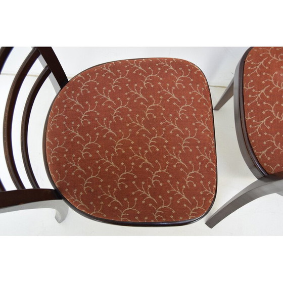 Image 1 of Set van 4 mid century eetkamerstoelen van Ton, Tsjecho-Slowakije 1950