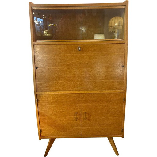 Vintage bureau met passerpoten, 1950