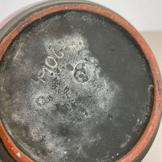 Image 1 of Vintage vaas van rood keramiek voor Marei Ceramics, Duitsland 1970