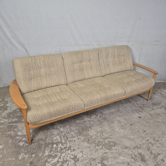 Image 1 of Vintage Scandinavische Stijl 3-Zits Bank + 2X Fauteuil 60'S