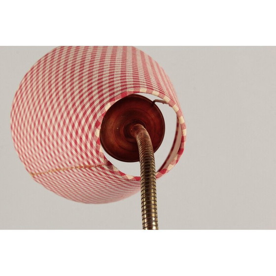 Image 1 of Vintage tafellamp van messing en bamboestok, Duitsland 1950