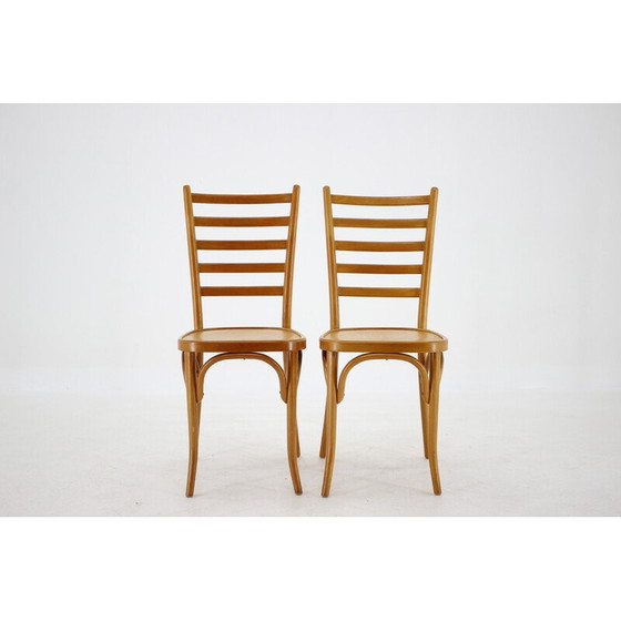 Image 1 of Set van 4 vintage Italiaanse eetkamerstoelen, 1970