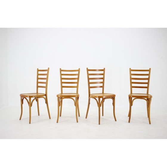 Image 1 of Set van 4 vintage Italiaanse eetkamerstoelen, 1970