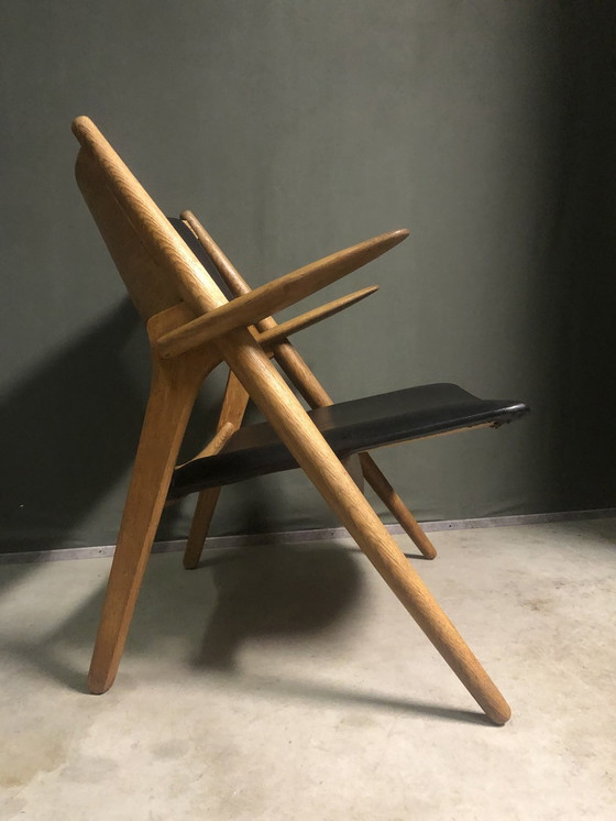 Image 1 of Hans J. Wegner Ch-28 Stoel Voor Carl Hansen