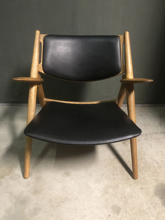 Image 1 of Hans J. Wegner Ch-28 Stoel Voor Carl Hansen