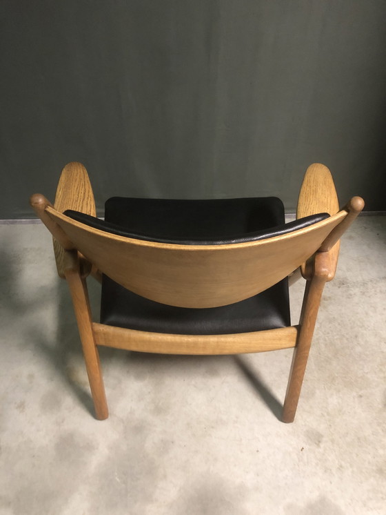 Image 1 of Hans J. Wegner Ch-28 Stoel Voor Carl Hansen