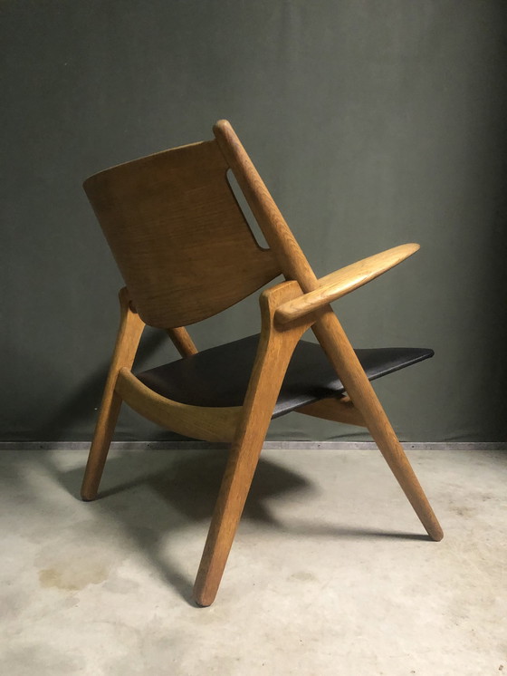 Image 1 of Hans J. Wegner Ch-28 Stoel Voor Carl Hansen