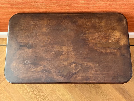 Image 1 of Art Deco Salontafel Notenhout