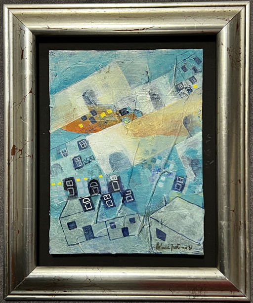 Helena Justino, Porto, Portugal 1944, Gemengd landschap uit 1993