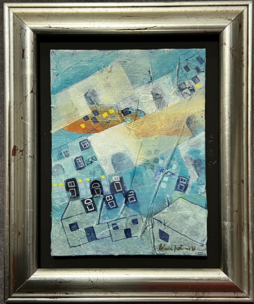 Helena Justino, Porto, Portugal 1944, Gemengd landschap uit 1993