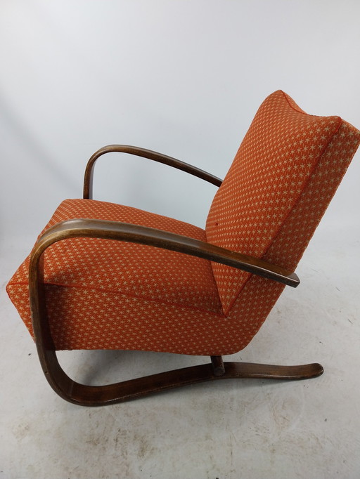 1 X Loungechair Fauteuil Door Jidřich Halabala 1960'S  Tsjechië 