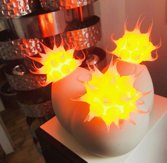 Image 1 of Vintage lamp - Virus - Yuval Alduby - Valdesign Ubo - Ruimtetijdperk - 1970