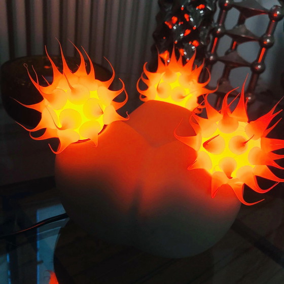 Image 1 of Vintage lamp - Virus - Yuval Alduby - Valdesign Ubo - Ruimtetijdperk - 1970