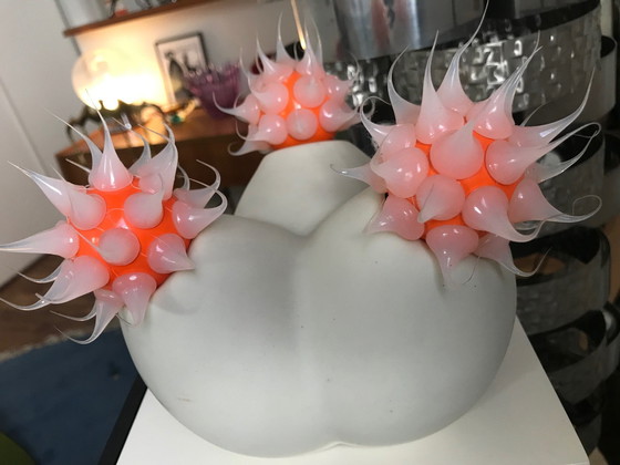 Image 1 of Vintage lamp - Virus - Yuval Alduby - Valdesign Ubo - Ruimtetijdperk - 1970