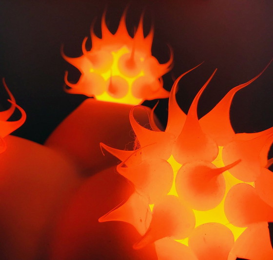 Image 1 of Vintage lamp - Virus - Yuval Alduby - Valdesign Ubo - Ruimtetijdperk - 1970