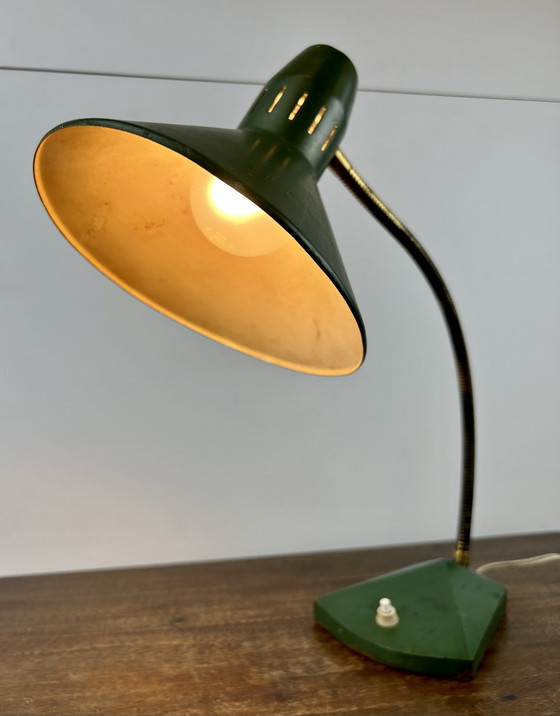 Image 1 of Antieke Industriële Bureaulamp