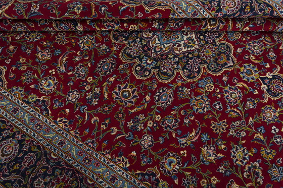 Image 1 of Handgeknoopt Perzisch tapijt - Keshan Rood - 381 X 270 cm