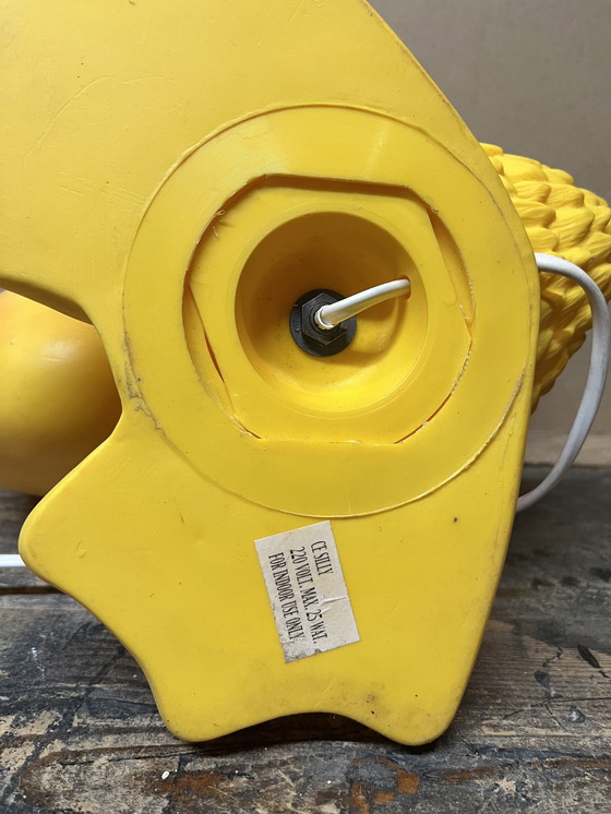 Image 1 of Vintage vinyl pelikaan lamp