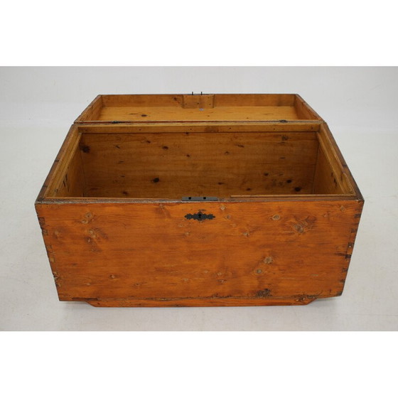 Image 1 of Vintage houten kist, Tsjecho-Slowakije