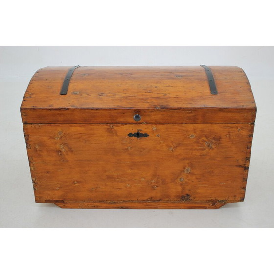 Image 1 of Vintage houten kist, Tsjecho-Slowakije