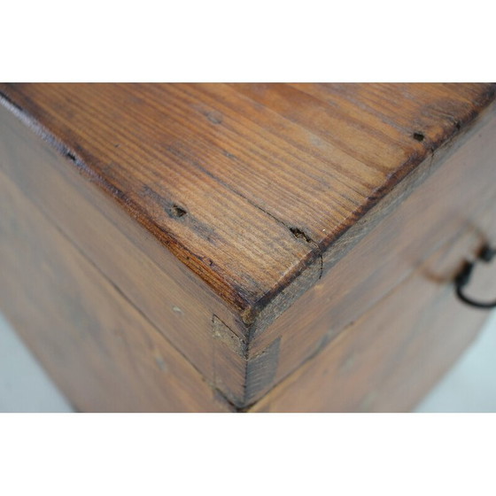 Image 1 of Vintage houten kist, Tsjecho-Slowakije