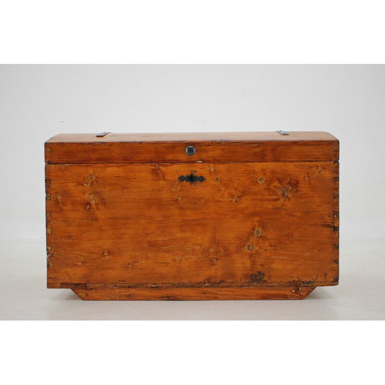 Image 1 of Vintage houten kist, Tsjecho-Slowakije