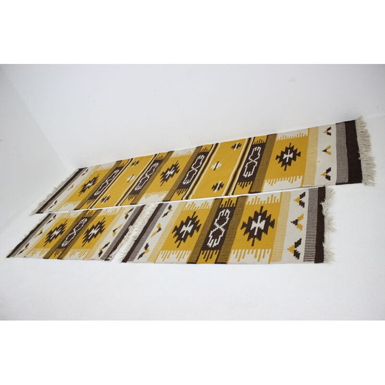 Image 1 of Set van 3 wollen kelim tapijten, 1960