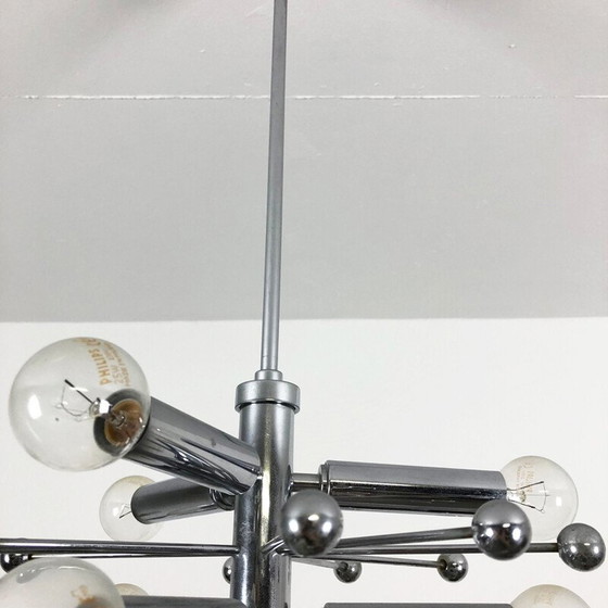 Image 1 of Vintage hanglamp "Sputnik" in chroom