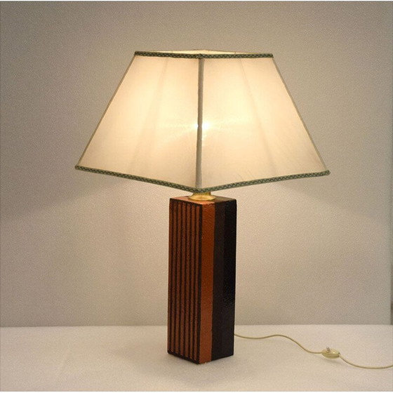 Image 1 of Vintage keramieken tafellamp van Raymor Bitossi, 1960