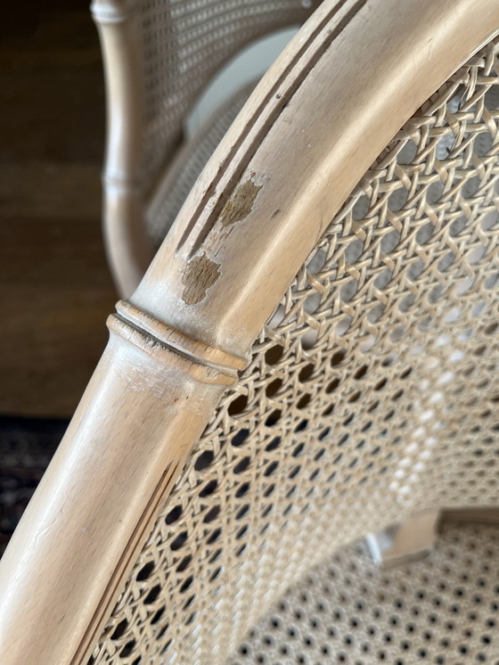 Image 1 of Set vintage giorgetti Faux bamboe stoelen