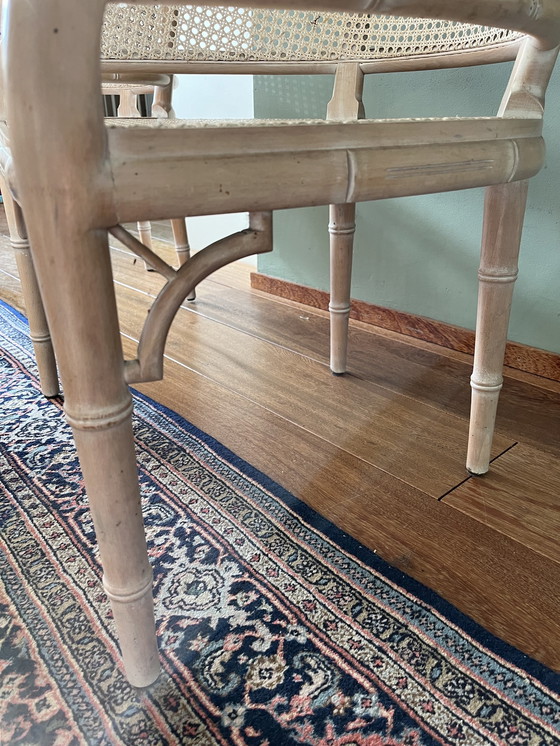 Image 1 of Set vintage giorgetti Faux bamboe stoelen