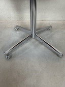 Vintage Verrijdbare Tafel - Teak En Chroom