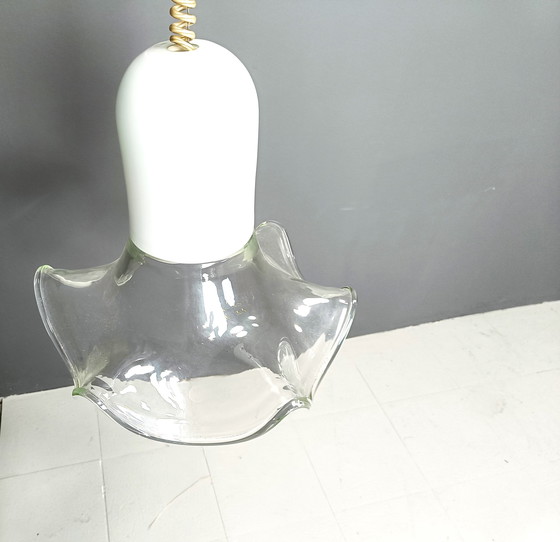 Image 1 of Murano hanglamp van Roberto Pamio & Renato Toso, 1970S voor Leucos