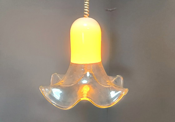 Image 1 of Murano hanglamp van Roberto Pamio & Renato Toso, 1970S voor Leucos