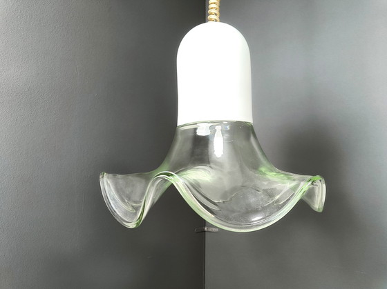 Image 1 of Murano hanglamp van Roberto Pamio & Renato Toso, 1970S voor Leucos